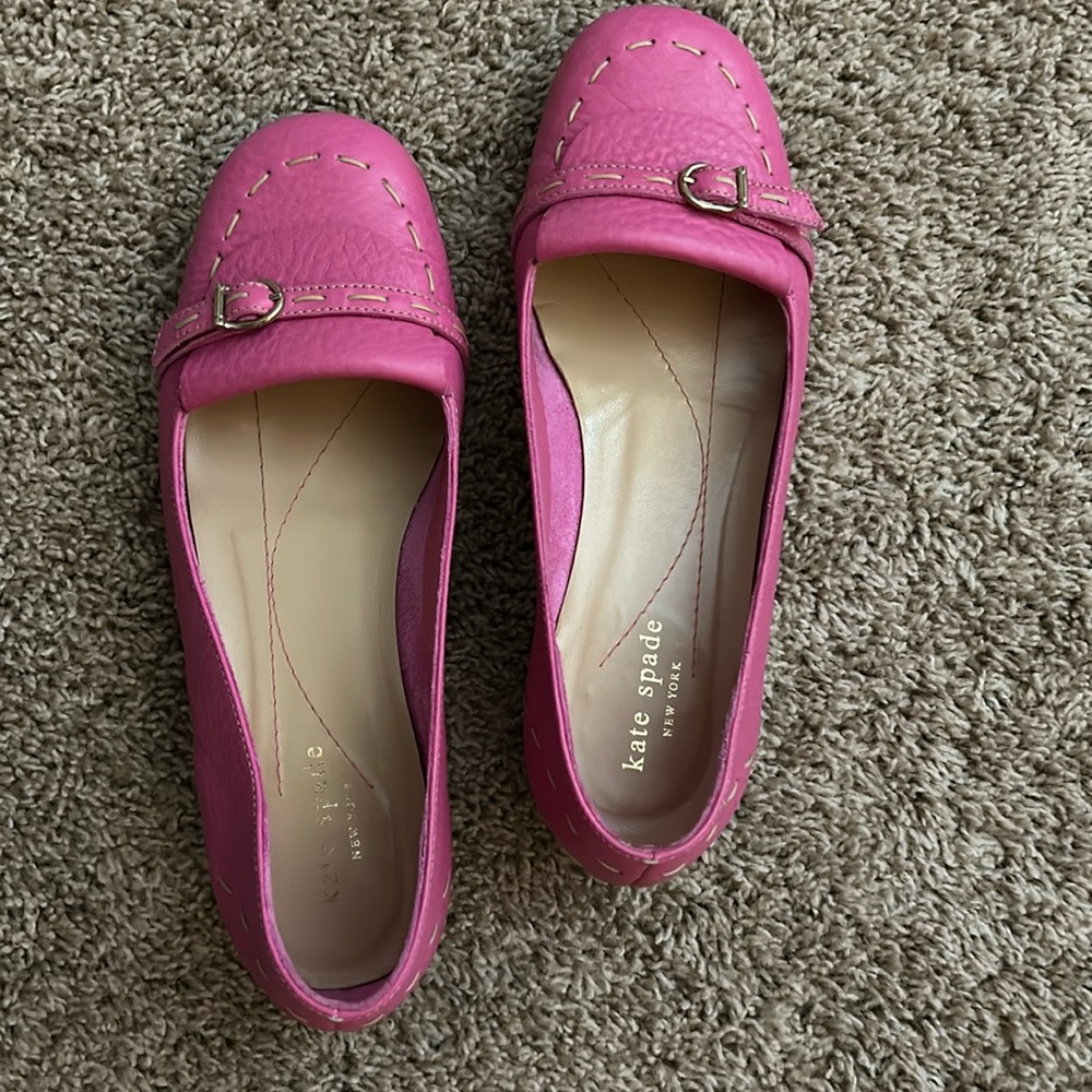 KATE SPADE PINK LOAFERS SIZE 8